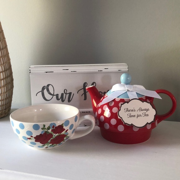 Jessie Steele Time For Tea Rose Teapot NIB - Picture 3 of 12